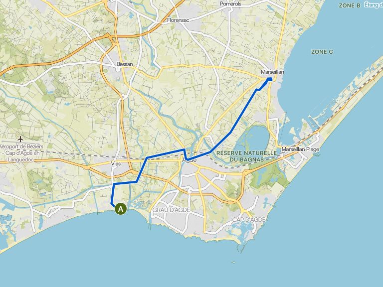 Marseillan | Fahrradtour | Komoot